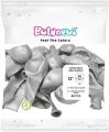 Balony lateksowe Chrome srebrne 25cm - tantis.pl