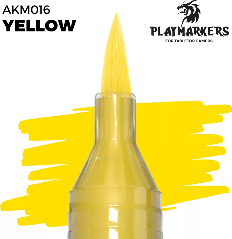 AK Interactive: Playmarkers - Yellow - tantis.pl