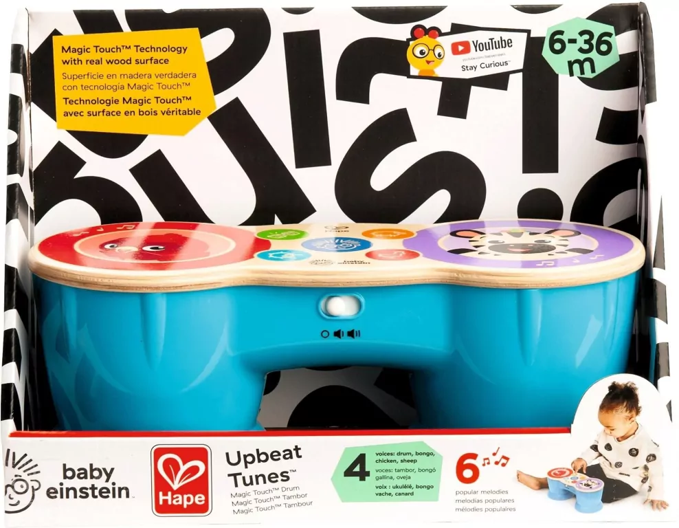 Hape. Magiczne dotykowe bębenki - tantis.pl