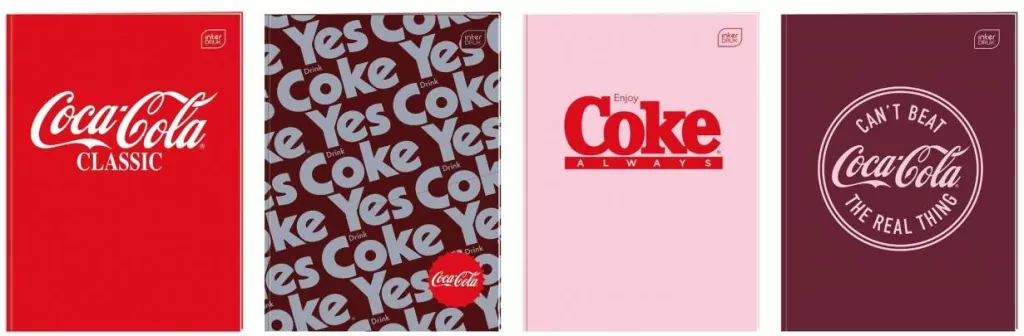 Zeszyt do słówek A6/32K Hybrid Coca Cola (10szt) - tantis.pl