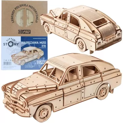 Puzzle drewniane. Model 3D. FSO Warszawa