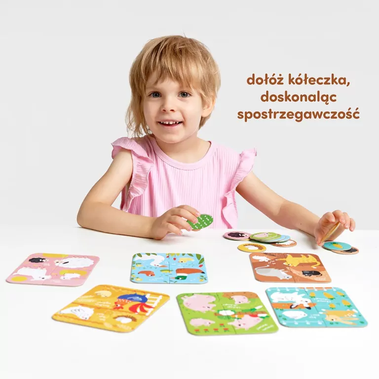 CzuCzu. puzzle Zwierzęta małe i duże. 2+ - tantis.pl