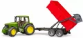 Traktor John Deere 6920 z wywrotką czerwoną - tantis.pl