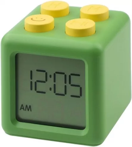 Budzik klocek zielony - tantis.pl