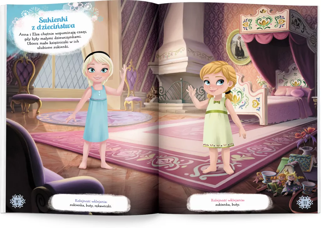 Kraina lodu. Ubieranki naklejanki - tantis.pl