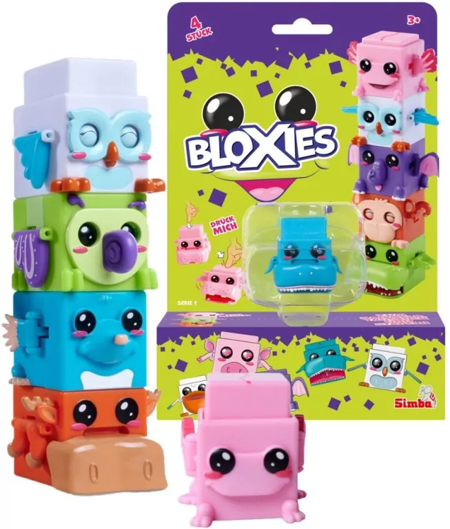 Zestaw figurek Bloxies 4-pak - tantis.pl
