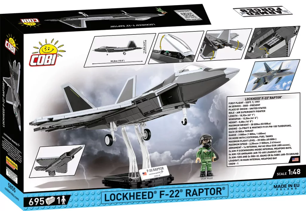 Cobi. Armed Forces Lockheed F-22 Raptor. - tantis.pl
