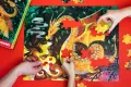 Książka i puzzle. Smoki, 100 elementów - tantis.pl