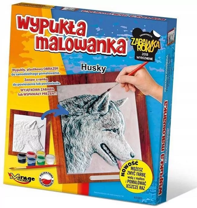 Zestaw Kreatywny do malowania - Husky - tantis.pl