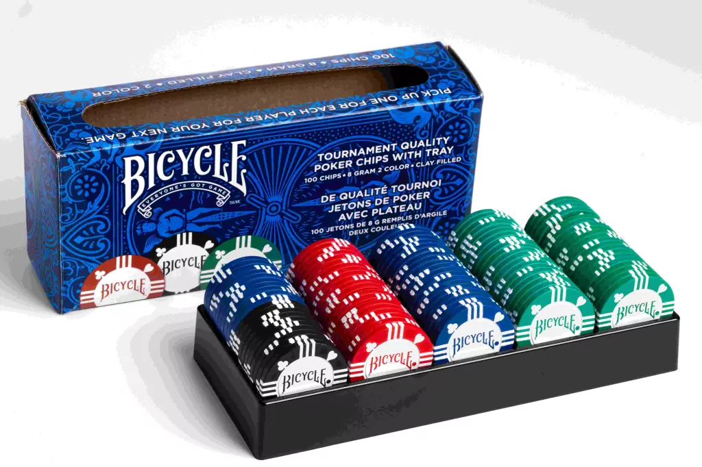 Poker Bicycle. 100 żetonów - tantis.pl