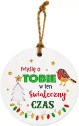 Zawieszka ceramiczna Boże Narodzenie
