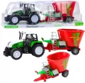 Traktor rolniczy z przyczepą mieszalnik paszy - tantis.pl