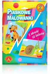 Piaskowe malowanki: Pies, ślimak