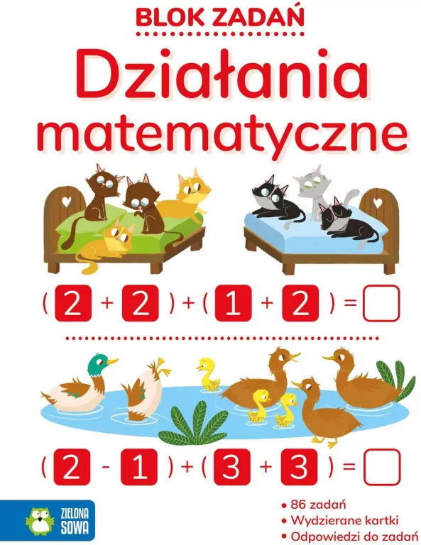 Blok zadań. Działania matematyczne - tantis.pl