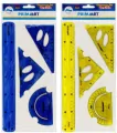 Zestaw geometryczny elastyczny 30cm 4 elementy Starpak mix cena za 1 szt - tantis.pl