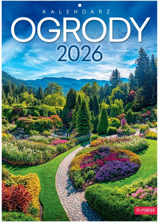 Kalendarz Ogrody 2026. A4 Wieloplanszowy - tantis.pl