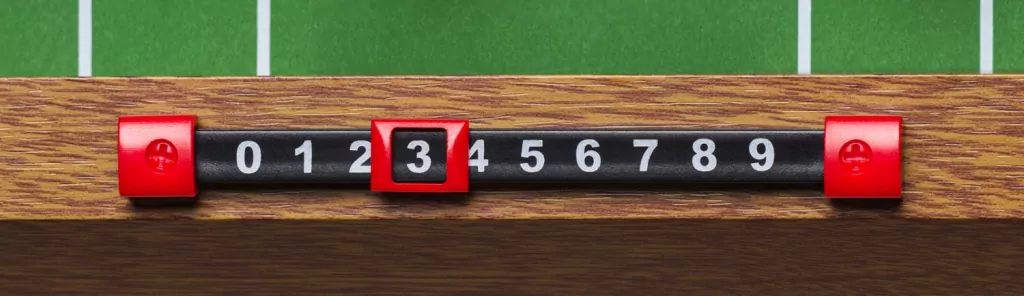 Drewniana gra na biurko - Gra piłkarska 92225 Popular - tantis.pl