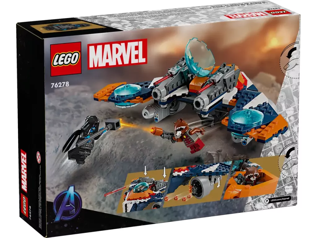 LEGO® Marvel. Warbird Rocketa vs. Ronan 3448596 - tantis.pl