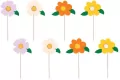 Toppery na tort kwiaty 13cm 8szt - tantis.pl