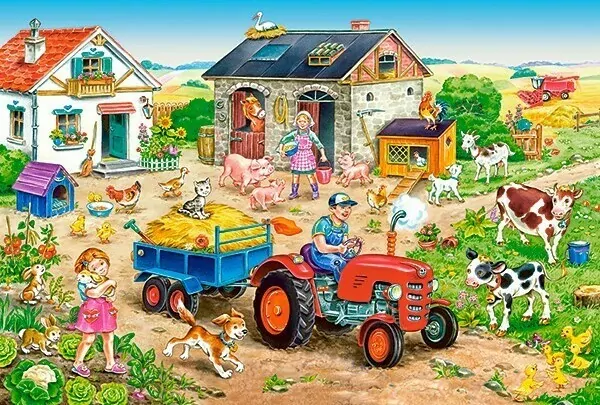 Życie na farmie. Puzzle maxi 40 elementów - tantis.pl