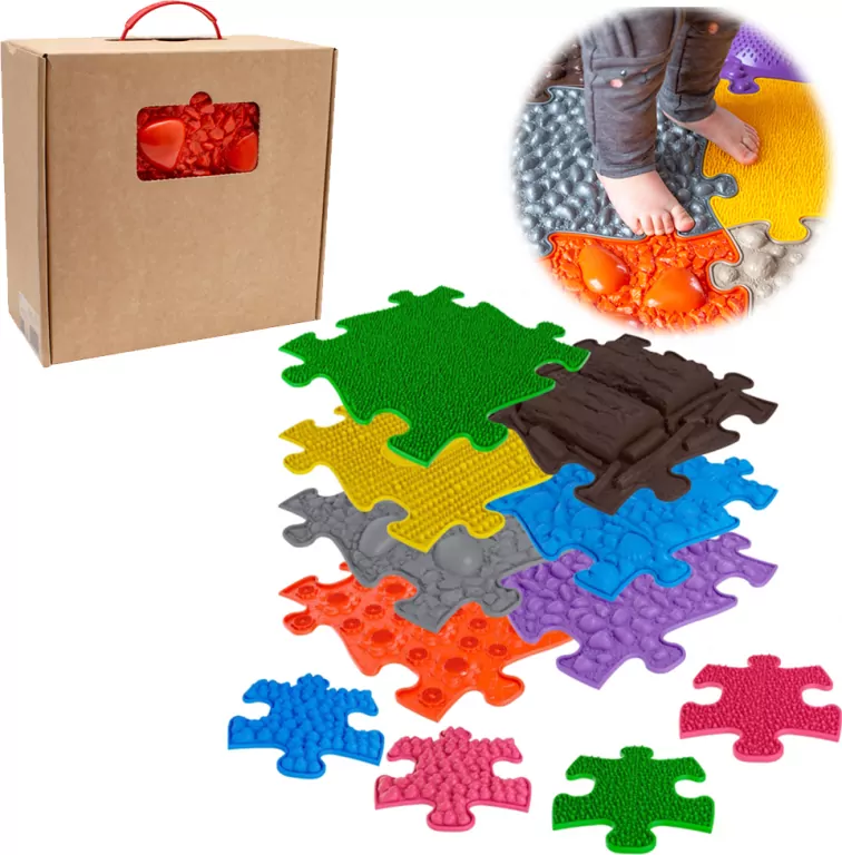 Mata podłogowa sensoryczna 7 elementów + 4 małe - tantis.pl