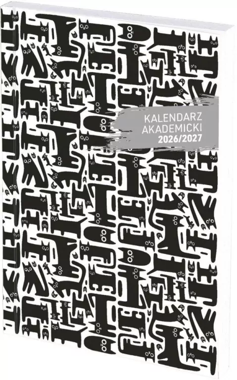 Kalendarz akademicki 2026/27 A5 tyg. PCV Koty - tantis.pl