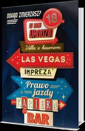 Karnet B6 Urodziny 18 - tantis.pl