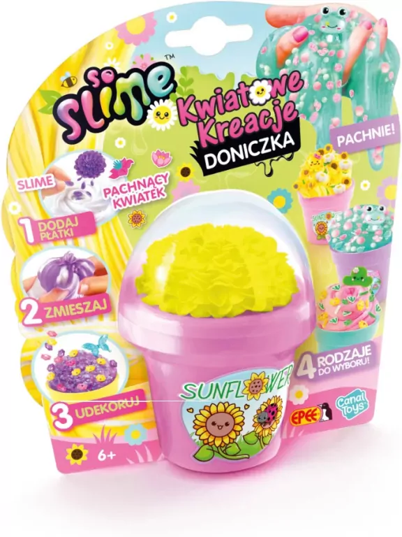 Slime Kwiatowe Kreacje - Słodkie Słoneczniki - tantis.pl
