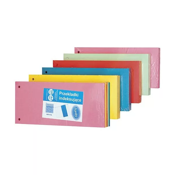 Przekładki Elba 1/3 A4 karton zielony - tantis.pl