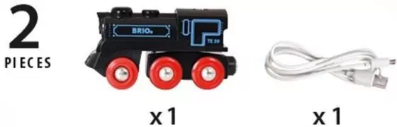 Lokomotywa klasyczna z USB. BRIO 33599 - tantis.pl