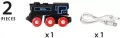 Lokomotywa klasyczna z USB. BRIO 33599 - tantis.pl