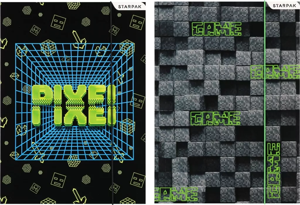 Teczka z gumką. Pixel Game - tantis.pl