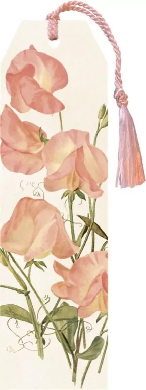 Zakładka ze wstążką. Kwiaty groszku 114 - tantis.pl