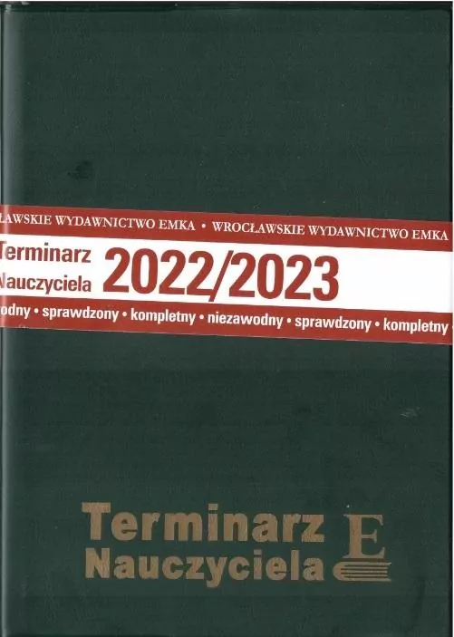 Terminarz Nauczyciela 2022/2023 - tantis.pl