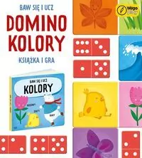 Baw się i ucz Domino Kolory Gra i książka