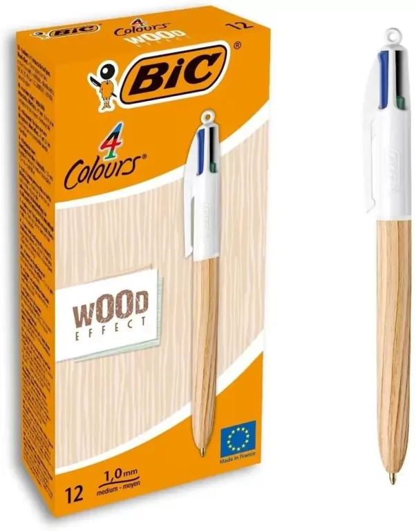 Długopis 4 Colours. Wood Style Mix - tantis.pl