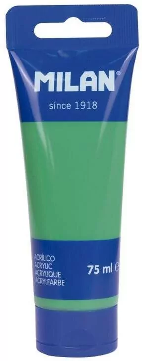 Farba akrylowa w tubce 75ml trawiasta zieleń MILAN - tantis.pl