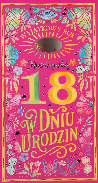 KARNET URODZINY 18 DL Z KOP PD HM200-3614 - tantis.pl