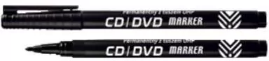 Marker CD/DVD OHP czarny 1mm końcówka stożkowa p12 KM111-V Tetis cena za 1 szt - tantis.pl