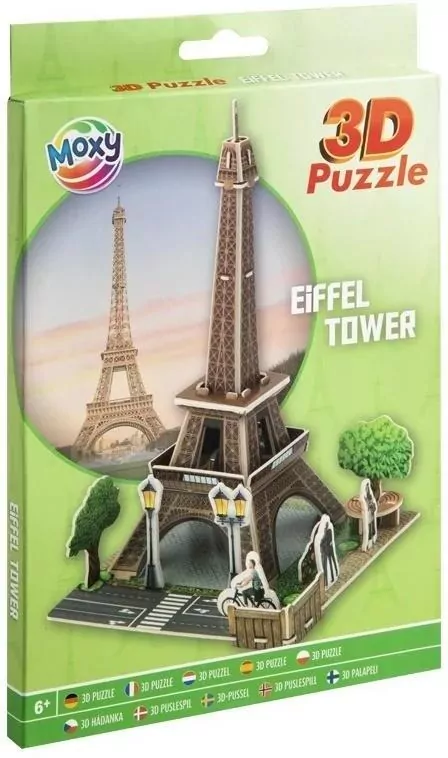 Puzzle piankowe 3D Wieża Eiffla - tantis.pl