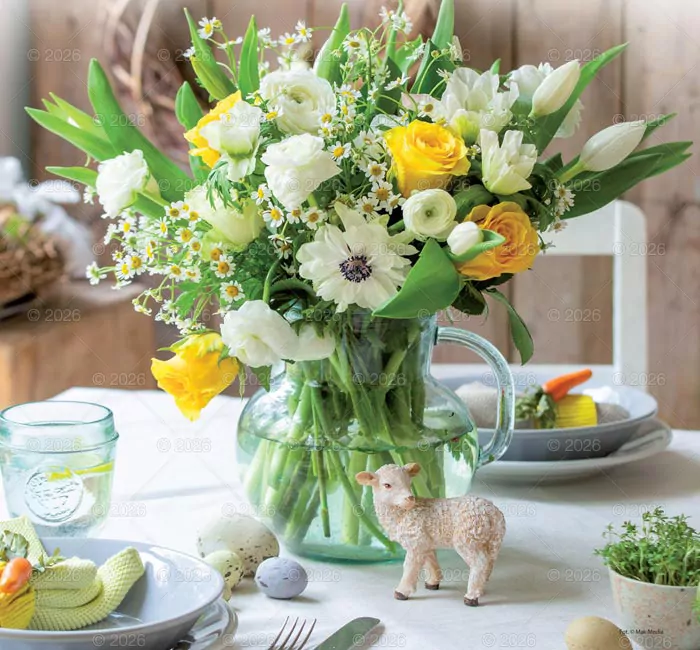 Kalendarz 2026 reklamowy Bukiety kwiatów - tantis.pl