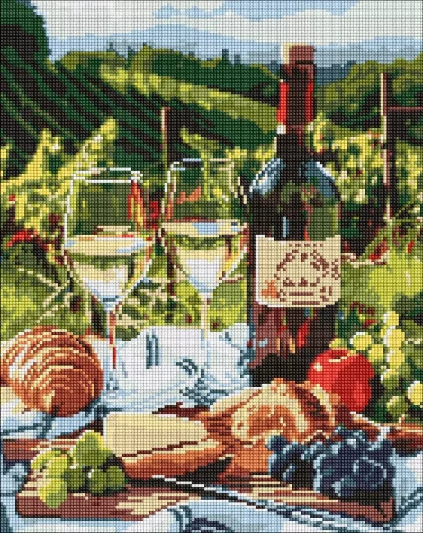 Doamentowa mozaika - Południowa uczta 40x50cm - tantis.pl