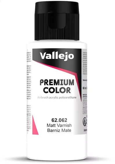 Vallejo: 62.062 - Premium Color - Matt Varnish (60 ml) - tantis.pl