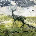 Karnet kwadrat z kopertą Deer - tantis.pl