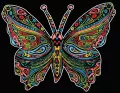 Kolorowanka Welwetowa 47x35 Motyl - tantis.pl