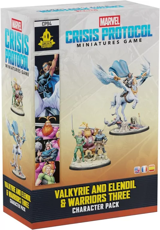 Marvel: Crisis Protocol - Valkyrie and Elendil & Warriors Three - Character Pack - tantis.pl