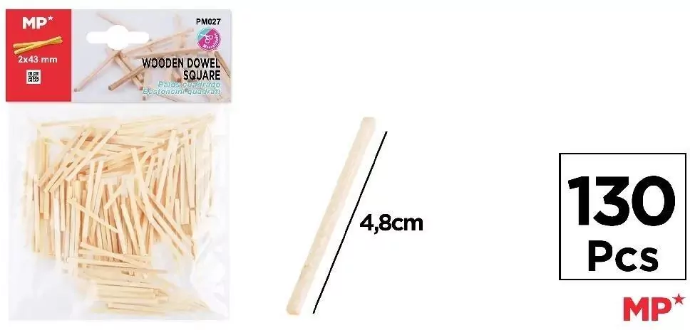 Patyczki drewniane 4,8cm 130szt - tantis.pl