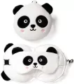 Poduszka podróżna i maska na oczy Panda - tantis.pl