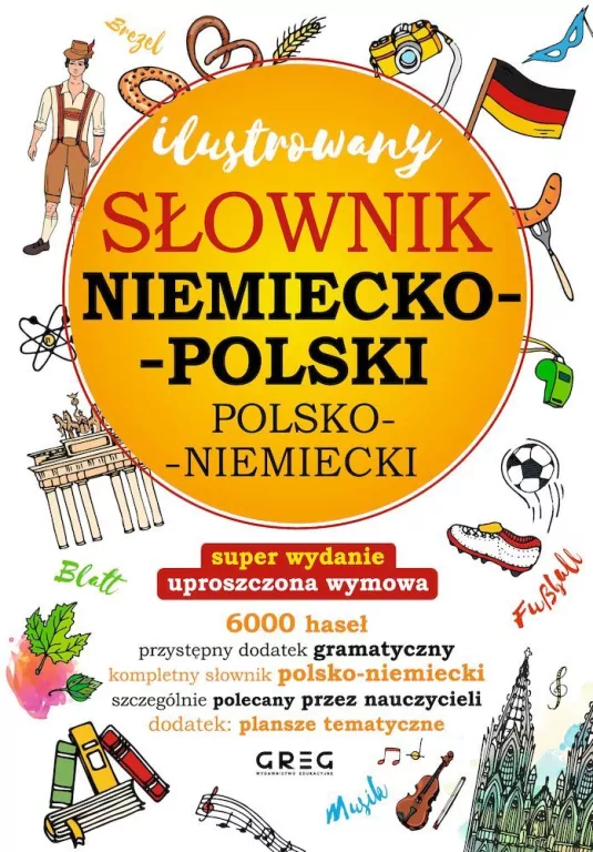 Ilustrowany słownik niemiecko-polski, polsko-niemiecki - tantis.pl