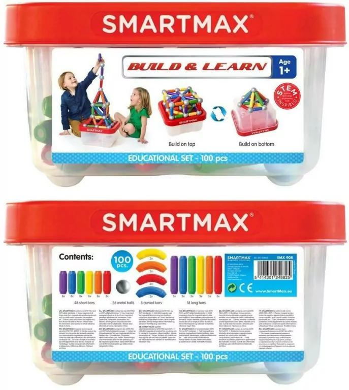 Build & Learn. SmartMax (100 szt) - tantis.pl